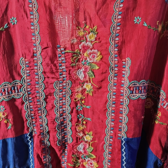 NWT JOHNNY WAS SHIRT KIMONO * - Picture 6 of 12